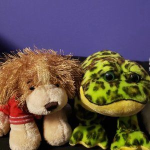 Webkinz Lot Spaniel and Bullfrog